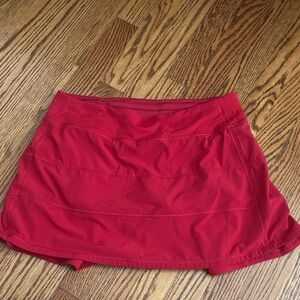 lululemon athletica Red Skirt